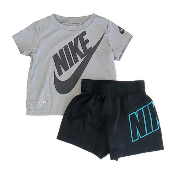 Nike Other - Nike Boys Gray | Black Apparel Sets size: 12 Months